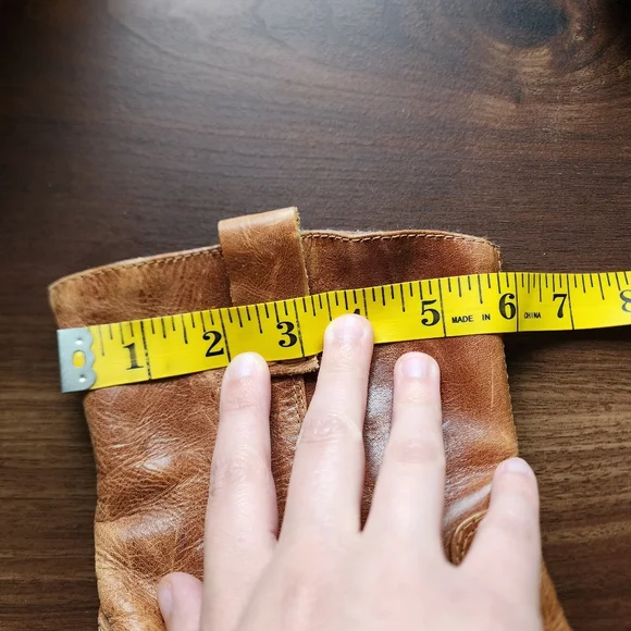 Vintage Steve Madden Fender Cognac Chunky Stacked Heel Boots - Picture 11 of 11